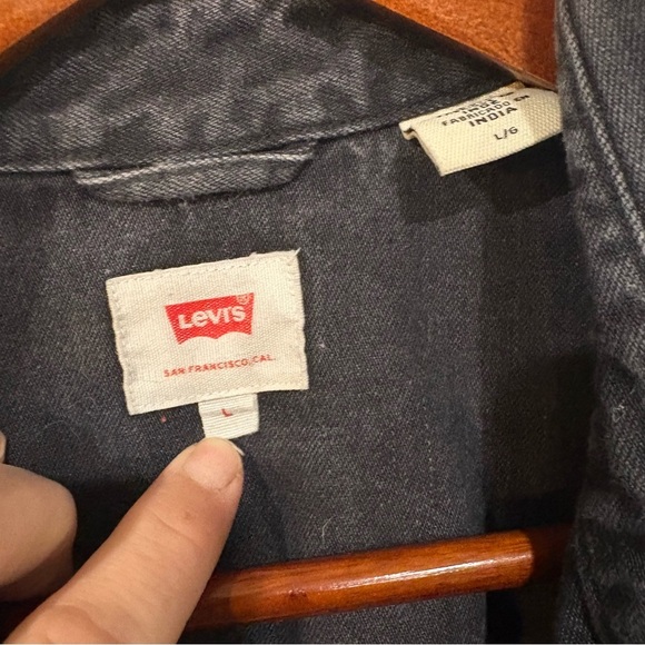 Levi's Charcoal Shirt Jacket for Men - Picture 3 of 6